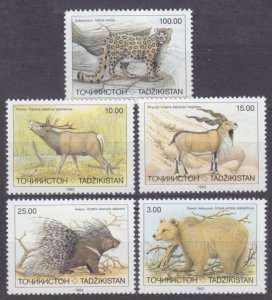1993 Tajikistan  22-26 Fauna 5,50 €