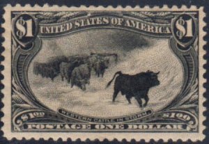 US 292 Early Commemoratives F-VF Hinged Large Margins cv $1,500