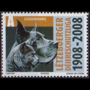 LUXEMBOURG 2008 - Scott# 1242 Protect Animals Set of 1 NH