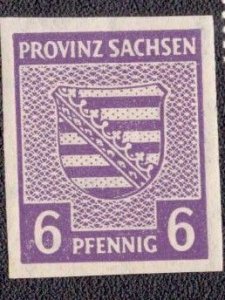 Germany DDR Russian Occupation Saxony 1945 -  13N4a  MH