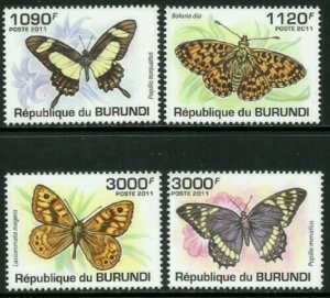 Burundi #887-90 MNH Set - Butterflies