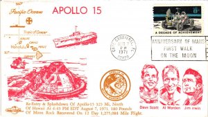 1971 Apollo 15 Space Event – Orbit Cachets