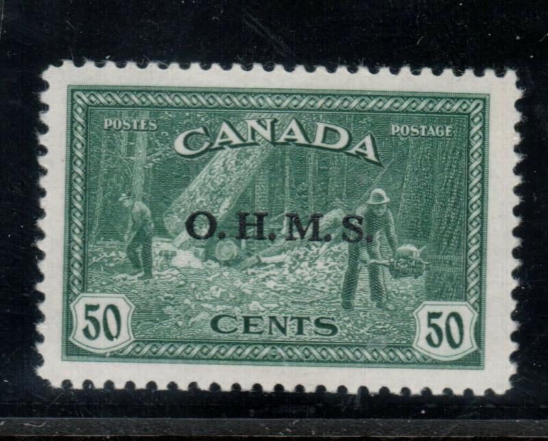 Canada #O9 Extra Fine Mint Original Gum Lightly Hinged