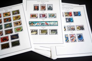 COLOR PRINTED COCOS ISLANDS 1963-2020 STAMP ALBUM PAGES (69 illustrated pages)