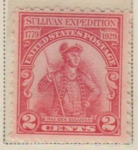 U.S. Scott #657 Sullivan Stamp - Mint NH Single