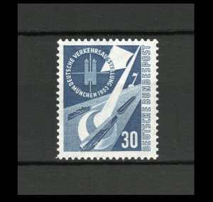 Germany Stamp 1953 Scott #701 MLH Transport and Communication Exhibition