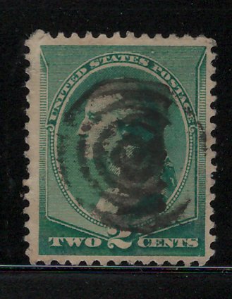 United States Sc 213 1887 2c Washington Used Fancy Cancel