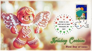 A0-3951-1, 2005, Holiday Cookies, First Day Cover, Digital Color Postmark,