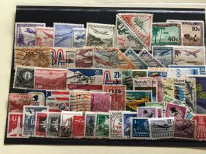 Worldwide Air related mint never hinged & used stamps Ref A4593