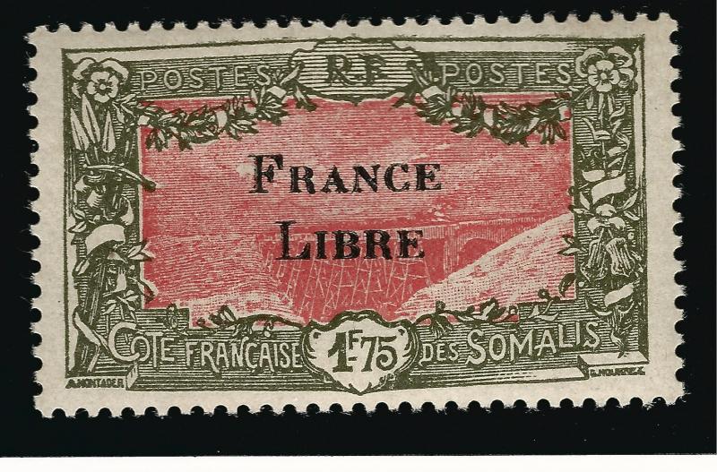 Somali Coast Sc #193 VF Mint OG hr French Colonies are Hot!