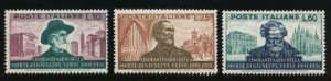 ITALY 594-596 MINT NH VERDI