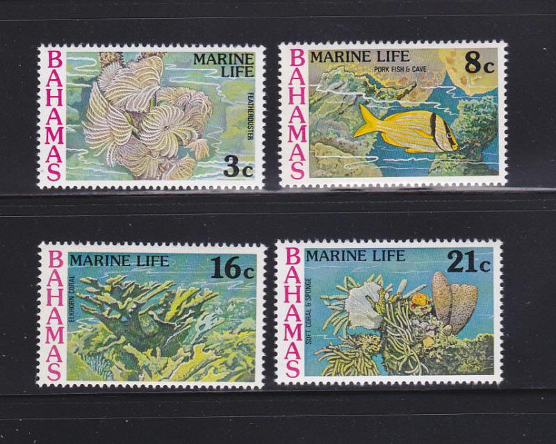 Bahamas 406-409 Set MNH Marine Life (B)