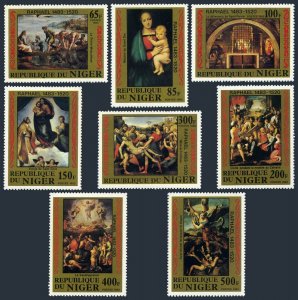 Niger 614-621, MNH. Michel 835-842. Paintings by Raphael, 1983.