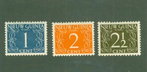 NETHERLANDS NEW GUINEA 1-3 MH BIN $1.20