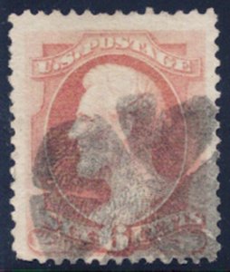 MALACK 159 F/VF used, fancy leaf cancel,  nice stamp nh0131