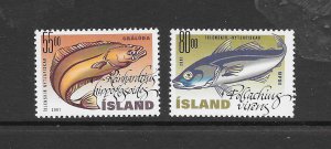 FISH - ICELAND #928-9MNH
