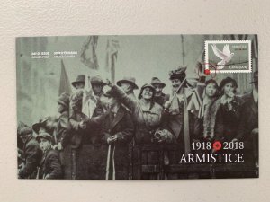 Canada scott 3131 Armistice FDC 2018