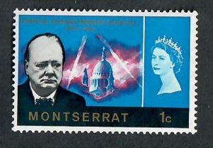 Montserrat #178 Mint Hinged single