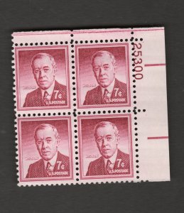 Scott# 1040 OG MNH  plate blocks of 4