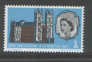 Great Britain 1966 Abbey Phosphor. (l) Scott # 452p