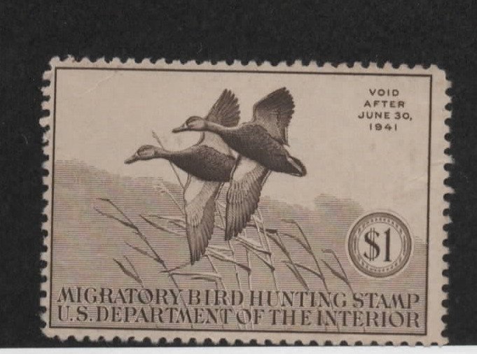 United States Scott RW7 1940 Duck Stamp Unused No Gum 2021 cv $60