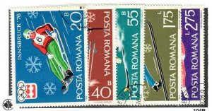 Romania; Scott 2596-2600; 1976; Precanceled; NH; Olympics