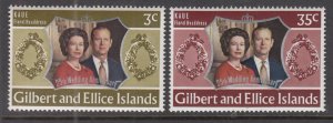 Gilbert and Ellice 206-207 MNH VF