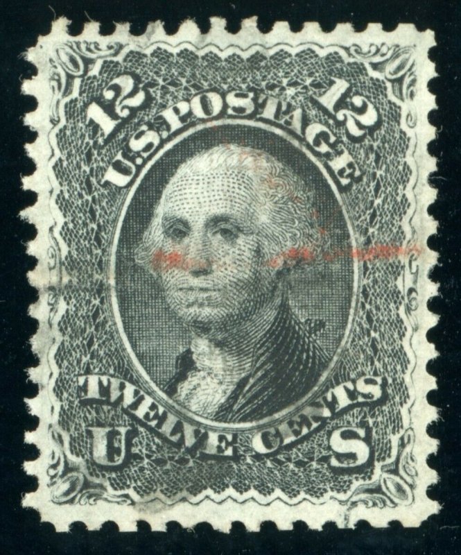 US Stamp 90 Washington 12c PSE Cert - USED CV- $450.00