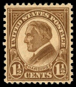 US Sc 633 MH - 1927 1½¢ - Harding