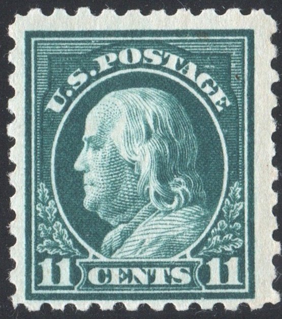 SC#473 11¢ Franklin Single (1916) MH*