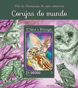 2016 S.Tome&Principe - Owls. Michel Code: 6640 / Bl.1177  |  Scott Code: 3109