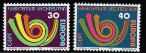 Liechtenstein # 528 - 529 MNH