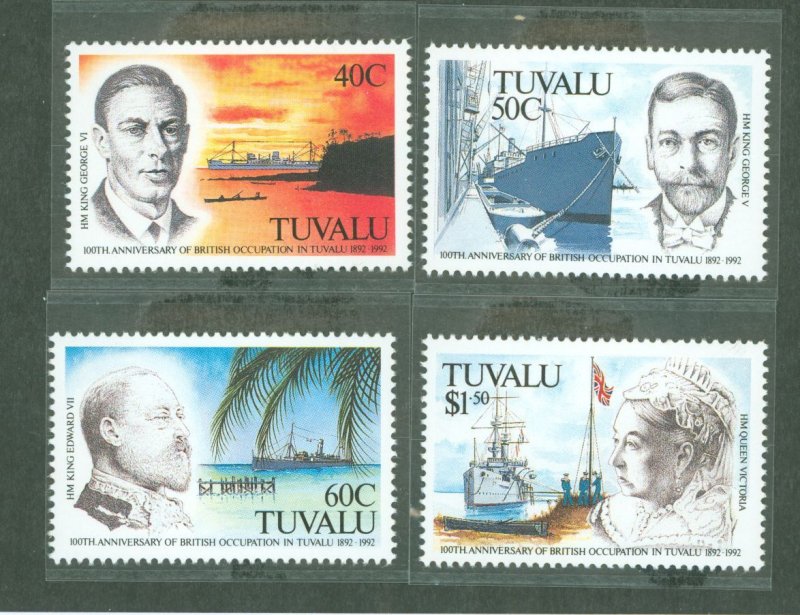 Tuvalu #590-93 Mint (NH) Single (Complete Set)