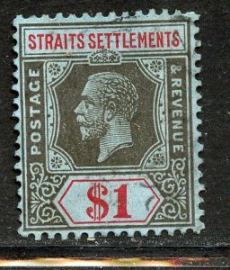 Straits settlements # 199, Used.