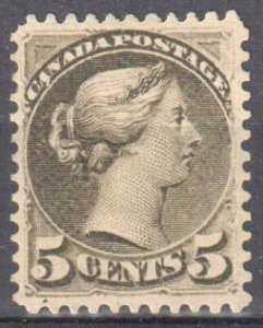 Canada #42 Mint F-VF OG LH Small Queen $300.00