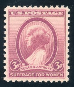 US Stamp #784 Susan B Anthony 3c - PSE Cert - SUPURB 98 - MNH - SMQ $75.00