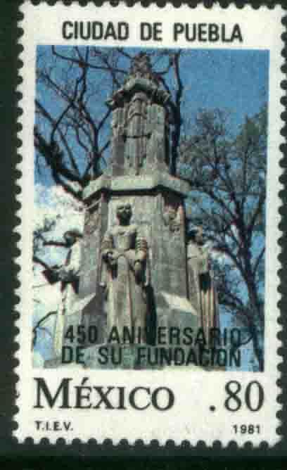 MEXICO 1230 450th Anniversary of the Founding of Puebla MNH