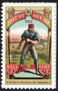 SC#4341 42¢ Take me out to the Ball Game Single (2008) SA