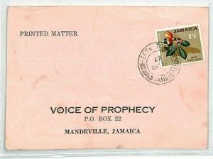 JAMAICA *Perth Town* CDS Voice of Prophecy 1967 Reply Card {samwells-covers}CY73