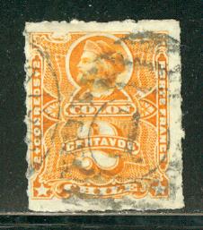 Chile Scott # 21, used
