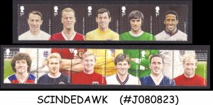 GREAT BRITAIN - 2013 BRITISH FOOTBALL HEROES / SOCCER - 11V - MINT NH