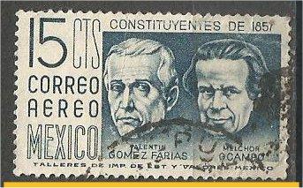 MEXICO, 1956, used 15c, Farias and Melchor, Scott C236