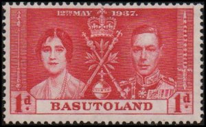 Basutoland 15 - Mint-H - 1p Coronation Issue (1937)