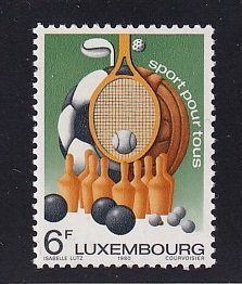 Luxembourg   #643    MNH   1980   sports for all