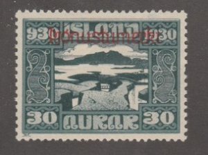 Iceland Scott #O60 Stamp - Mint Single