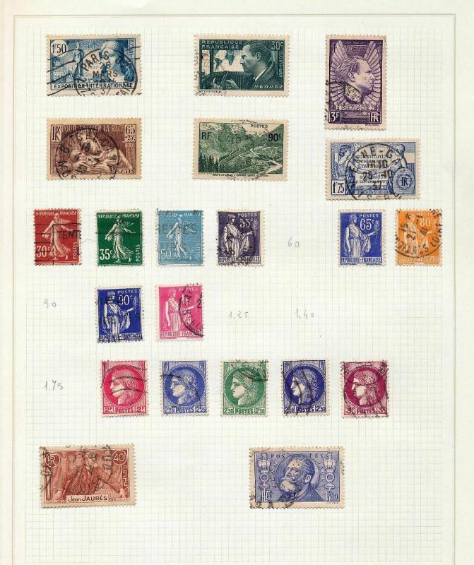 FRANCE Early/Mid Used Collection(Appx 170 Items) (JJ853