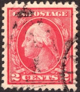 1917, US 2c, Washington, Used, Superb, Sc 499