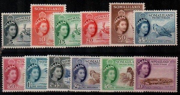 Somaliland Protectorate Scott 128-39 Mint hinged (Catalog Value $122.65)