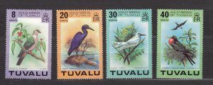 J40997 JL Stamps 1978 tuvalu set mh #73-6 birds