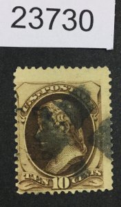 US STAMPS #161 USED LOT #23730